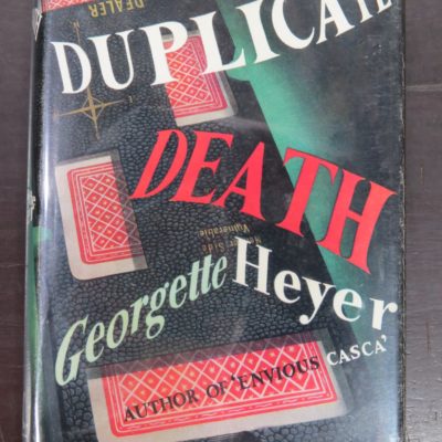 Georgette Heyer, Duplicate Death, Heinemann, London, Crime, Mystery, Detection, Dunedin Bookshop, Dead Souls Bookshop