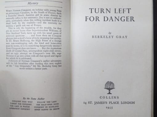 Berkeley Gray, Turn Left For Murder, 1955 - Image 6