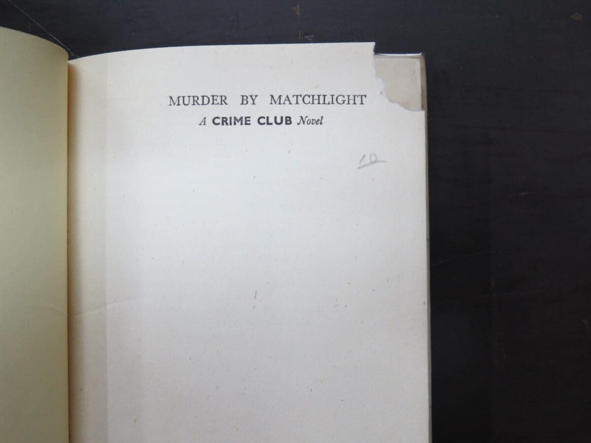 E. C. R. Lorac, Murder By Matchlight Deadsouls