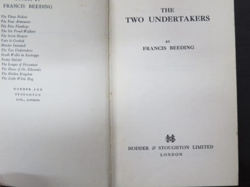 Francis Beeding, The Two Undertakers - Image 6