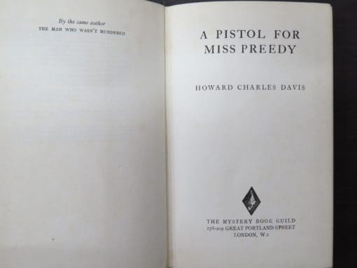 Howard Charles Davis, A Pistol For Miss Preedy - Image 6