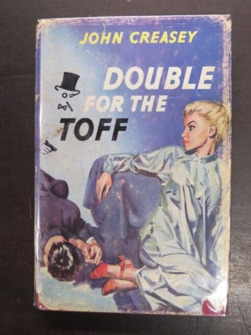 John Creasey, Double For The Toff, Hodder & Stoughton, London, Crime, Mystery, Detection, Dunedin Bookshop, Dead Souls Bookshop