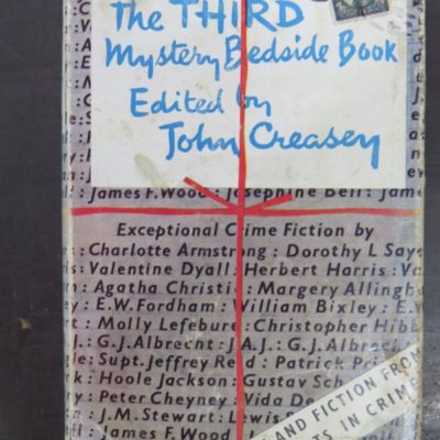John Creasey, Third Mystery Bedside Book, Hooder & Stoughton, London, Crime, Mystery, Detection, Crime, Mystery, Detection