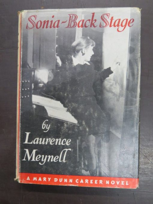 Laurence Meynell, Sonia Back Stage, Career Novel, Chatto & Windus, London, Literature, Vintage, Dunedin Bookshop, Dead Souls Bookshop,