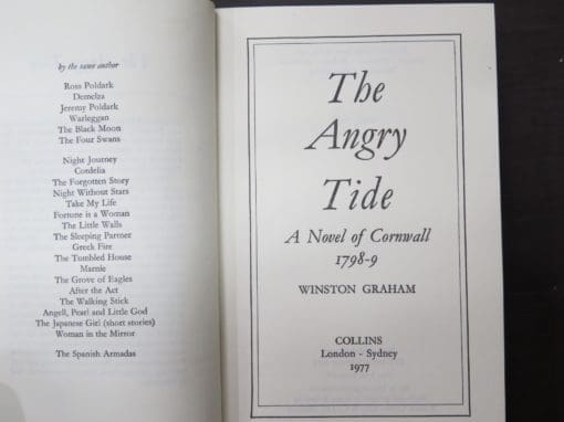Winston Graham, The Angry Tide, The Seventh Poldark novel - Image 7