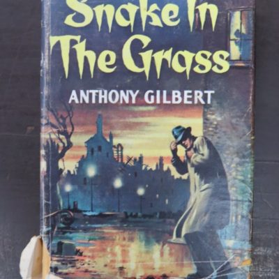 Anthony Gilbert, Snakes in the Grass, Thriller Book Club, London, 1958, Crime, Mystery, Detection, Dunedin Bookshop, Dead Souls Bookshop