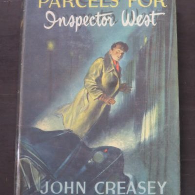 John Creasey, Parcels for Inspector West, Thriller Book Club, London, Crime, Mystery, Detection, Dunedin Bookshop, Dead Souls Bookshop