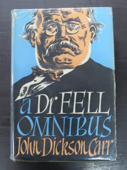 John Dickson Carr, Dr Fell Omnibus, Hamish Hamilton, 1959, Crime, Mystery, Detection, Dunedin Bookshop, Dead Souls Bookshop