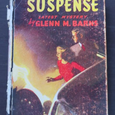 Glenn M Barns, Muderous Suspense, Foulsham, London, 1959, Crime, Mystery, Detection, Dunedin Bookshop, Dead Souls Bookshop