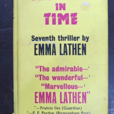 Emma Lathen, A Stitch In Time, Gollancz, London, 1968, Crime, Mystery, Detection, Dunedin Bookshop, Dead Souls Bookshop