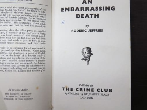 Roderic Jeffries, An Embarrassing Death - Image 6