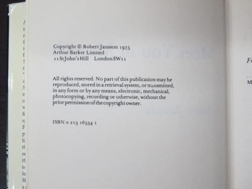 Robert Jansson, Meet You In Munich - Image 5