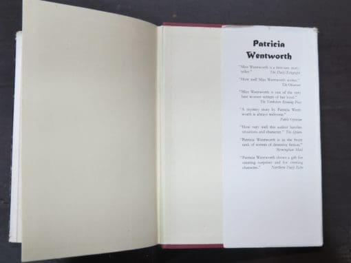Patricia Wentworth, The Benevent Treasure - Image 4