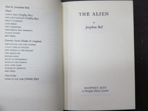 Josephine Bell, The Alien - Image 6