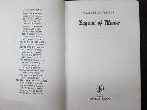 Gladys Mitchell, Pageant Of Murder - Image 6