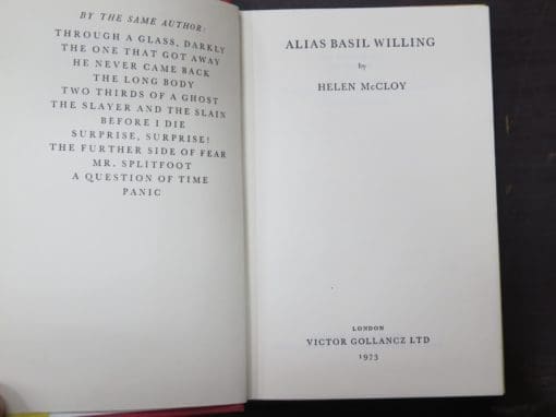 Helen McCloy, Alias Basil Willing - Image 6