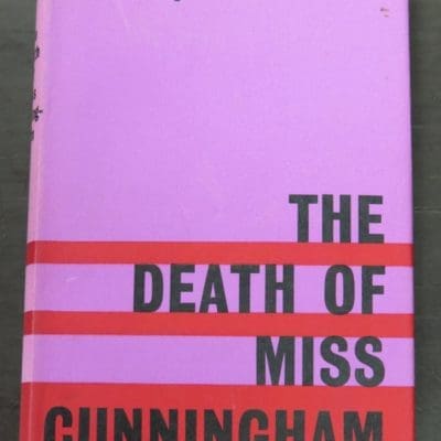 Jacques Cousseau, The Death of Miss Cunningham, Faber, London, 1962, Crime, Mystery, Detection, Dunedin Bookshop, Dead Souls Bookshop