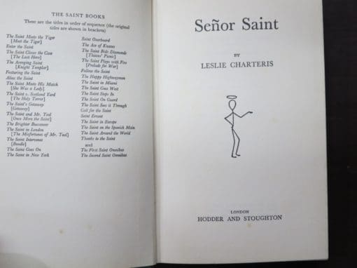Leslie Charteris, Senor Saint - Image 7