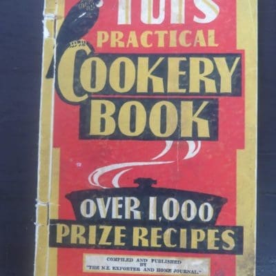 Tui's Practical Cookery Book, Nz Exporters, Cooking, Cookery, Tui, Dead Souls Bookshop, Dunedin Book Shop