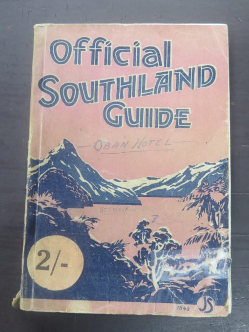 Official Southland Guide, Southland, New Zealand Non-Fiction, Dead Souls Bookshop, Dunedin Book Shop