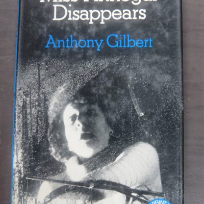 Anthony Gilbert, Miss Pinnegar Disappears, Hamish Hamilton, Fingerprint Book, London, reprint, Crime, Mystery, Detection, Dead Souls Bookshop, Dunedin Book Shop