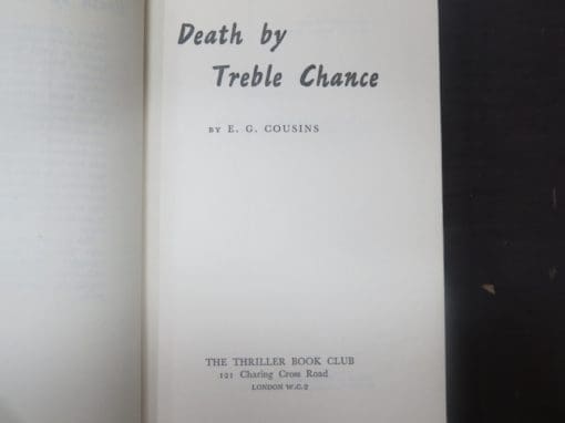 E. G. Cousins, Death by Treble Chance - Image 6