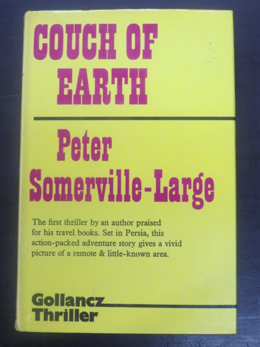 Peter Somerville-Large, Couch of Earth, Gollancz, London, Crime, Mystery, Detection, Dead Souls Bookshop, Dunedin Book Shop