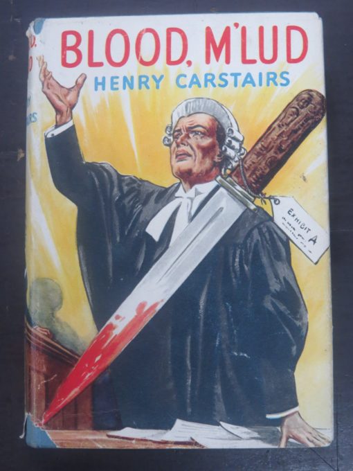 Henry Carstairs, Blood, M'Lud, Ward, Lock, London, Crime, Mystery, Detection, Dead Souls Bookshop, Dunedin Book Shop