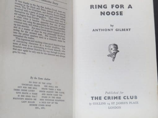 Anthony Gilbert, Ring For A Noose - Image 5