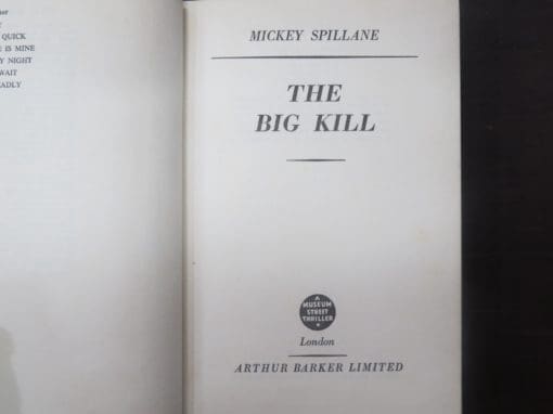 Mickey Spillane, The Big Kill - Image 7
