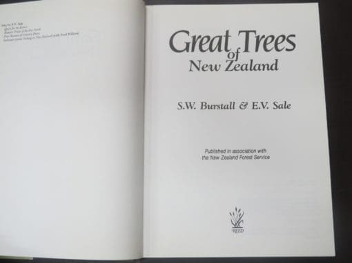 S. W. Burstall, E. V. Sale, Great Trees of New Zealand - Image 12