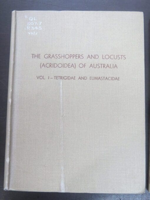 James A. G. Rehn, The Grasshoppers And Locusts (Acrudoidea) of Australia 3 Volumes - Image 27