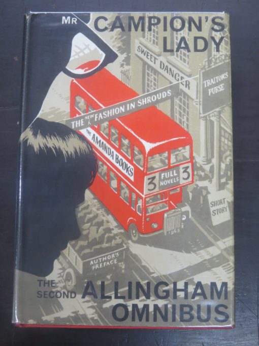 Margery Allingham, Mr Campion's Lady, Second Allingham Omnibus, Chatto, London, Crime, Mystery, Detection, Dead Souls Bookshop, Dunedin Book Shop