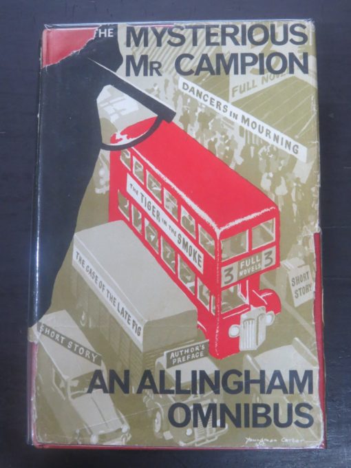 Margery Allingham, The Mysterious Mr Campion, An Allingham Omnibus, Chatto, London, Crime, Mystery, Detection, Dead Souls Bookshop, Dunedin Book Shop