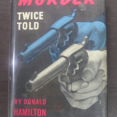 Donald Hamilton, Murder Twice Told, Wingate, London, Crime, Mystery, Detection, Dead Souls Bookshop, Dunedin Book Shop