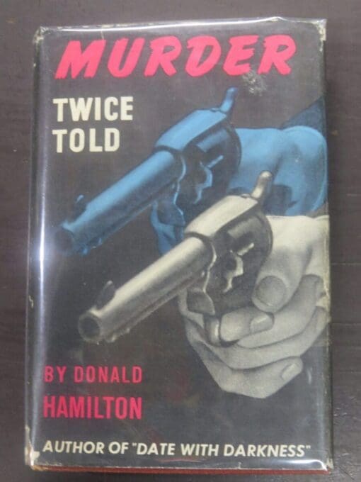 Donald Hamilton, Murder Twice Told, Wingate, London, Crime, Mystery, Detection, Dead Souls Bookshop, Dunedin Book Shop