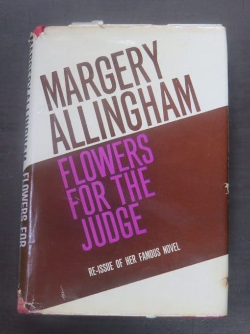 Margery Allingham, Flowers For The Judge, Crime, Mystery, Detection, Dead Souls Bookshop, Dunedin Book Shop