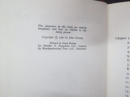 John Creasey, Murder On The Line : A New Story of 'Handsome' West of the Yard - Image 5