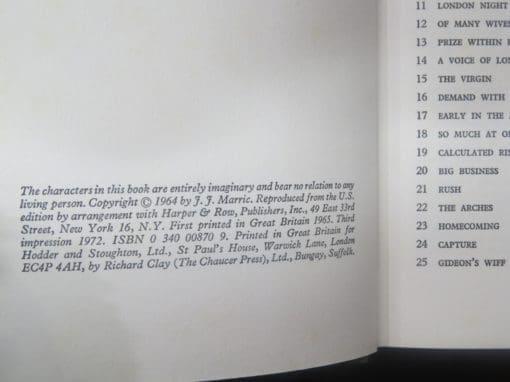 J. J. Marric, Gideon's Lot - Image 5