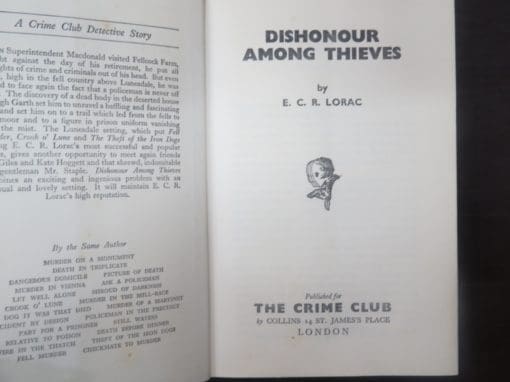 E. C. R. Lorac, Dishonour Among Thieves - Image 7