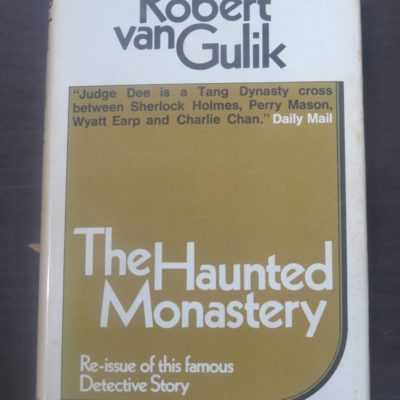 Robert van Gulik, The Haunted Monastery, Heinemann, London, re-issue, Crime, Mystery, Detection, Dead Souls Bookshop, Dunedin Book Shop