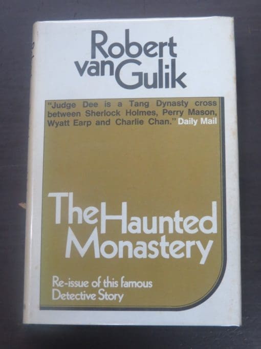 Robert van Gulik, The Haunted Monastery, Heinemann, London, re-issue, Crime, Mystery, Detection, Dead Souls Bookshop, Dunedin Book Shop