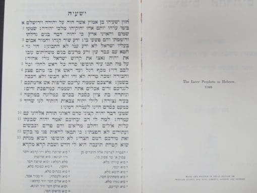 The Later Prophets in Hebrew - Image 7
