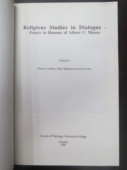 Albert C. Moore, Religious Studies in Dialogue: Essays in Honour of Albert C. Moore - Image 7