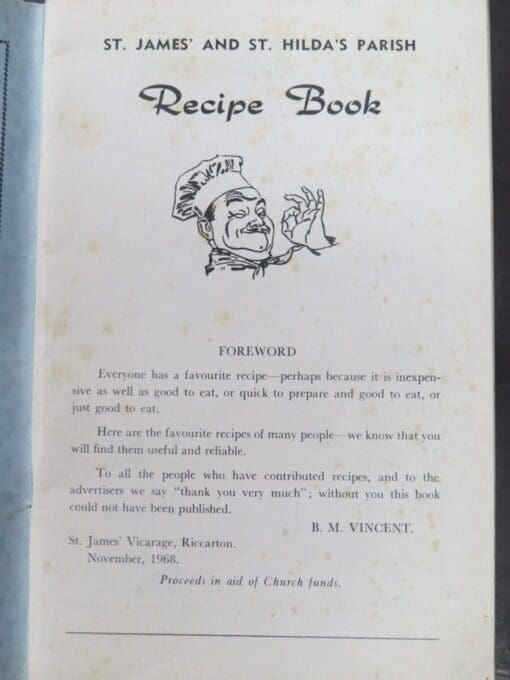 St. James' & St. Hilda's Parish Riccarton, Recipe Book 1968 - Image 4