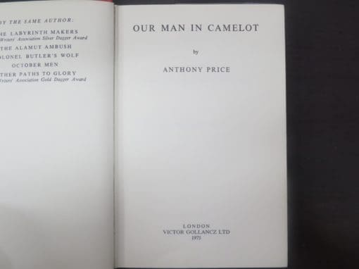 Anthony Price, Our Man in Camelot - Image 6