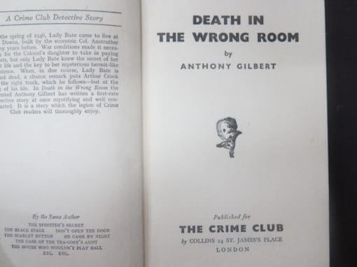 Anthony Gilbert, Death In The Wrong Room - Image 5