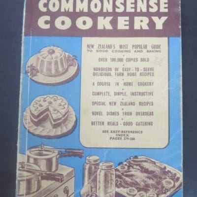 Tui's Third Book of Commonsense Cookery, Wellington, Cooking, Cookery, Tui, Dead Souls Bookshop, Dunedin Book Shop