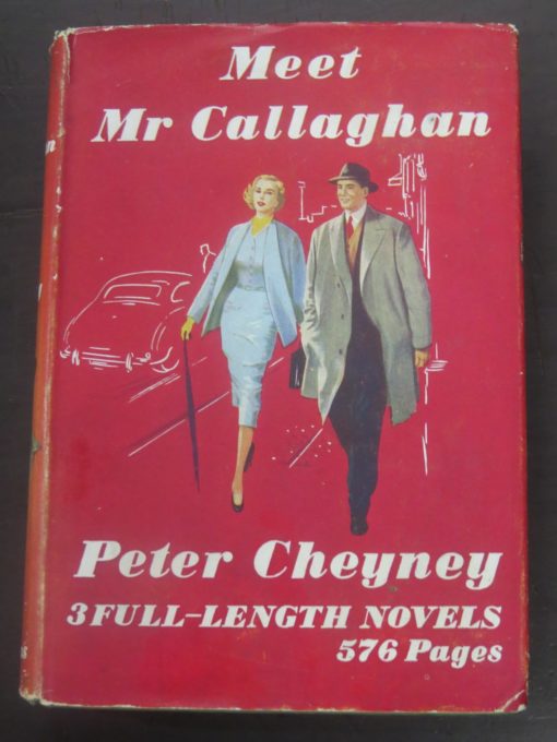 Peter Cheyney, Mr Callaghan, Collins, London, Crime, Mystery, Detection, Dead Souls Bookshop, Dunedin Book Shop