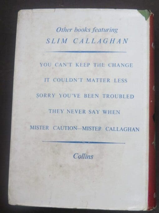 Peter Cheyney, Meet Mr Callaghan - Image 15